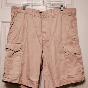 Tommy Hilfiger khaki cargo shorts.